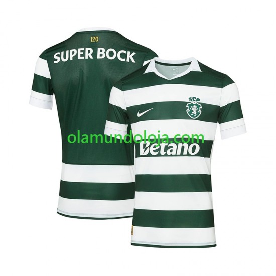 Camisola Sporting CP Homem Equipamento Primeiro 2026-2027 Manga Curta